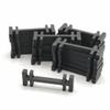 25x Replacement Rail Joiners Compatible with LGB / Gauge G, Black view 1
