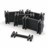 25x Replacement Rail Joiners Compatible with LGB / Gauge G, Black view 2