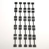 25x Replacement Rail Joiners Compatible with LGB / Gauge G, Black view 3