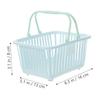HOMOBABE Portable Open Plastic Storage Baskets view 3