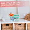 HOMOBABE Portable Open Plastic Storage Baskets view 4