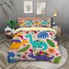 TKCQX Kids' Dinosaur and Flower Bedding Set, 140 x 200 cm view 1