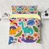 TKCQX Kids' Dinosaur and Flower Bedding Set, 140 x 200 cm view 3
