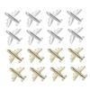 48 Airplane Push Pins, Gold Thumbtacks for Cork Boards, Decorative Metal Pins view 1