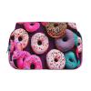 YQxwJL Donut-Print Pencil Case with Zipper, Large Capacity, for School and Home view 2