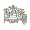 WNXGNHO Decorative Window Flower Metal Die Cut view 3