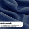 Outdoor Bench Cushion, Linen Fabric, Washable, 200 x 30 x 5 cm, No. 2 view 2