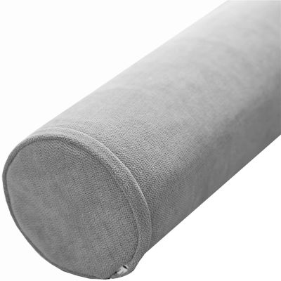 Bolster Pillow, 12 x 40 cm, Khaki Gray