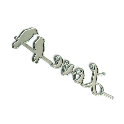 Zeiwohndc Love Birds Metal Die