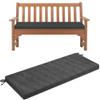 Outdoor Bench Cushion, Linen Fabric, Washable, 110 x 30 x 5 cm, No. 5 view 1