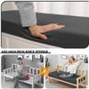 Outdoor Bench Cushion, Linen Fabric, Washable, 110 x 30 x 5 cm, No. 5 view 3