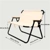 CSSHNL Folding Outdoor Double Chair, Rice White view 4