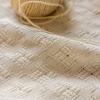 Homxi Semi-Opaque Curtains, 2-Pack, 2 x 107W x 132H cm, Beige/White view 4