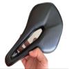 ZQINGQING Bicycle Saddle with Titanium Rails, 165 mm MTB Road Hollow Sponge Leather view 3