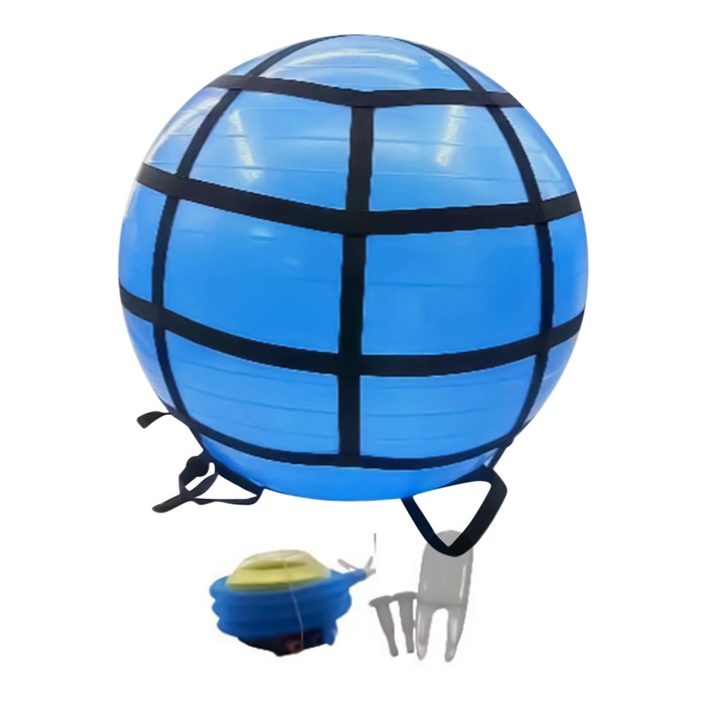 65 cm Anti-Burst Yoga Exercise Ball for Pilates, Pregnancy Support and Balance Training