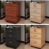 Wooden Filing Cabinet with 3 Drawers and Removable Printer Shelf view 4