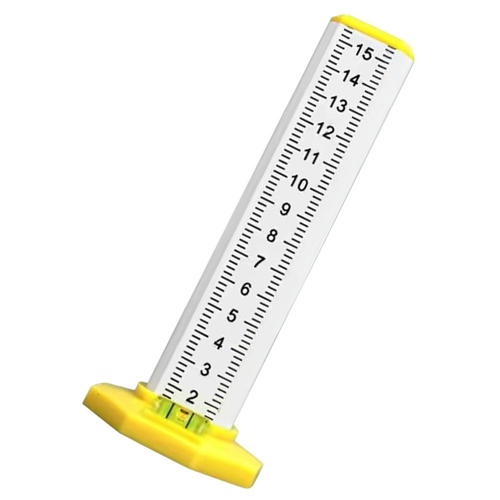 Wall Level and Ceiling Leveling Ruler, 5.91 x 2.36 x 2.36 in, Dual-Use Height Marking Tool with Magnetic Base