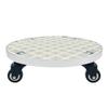 Sturdy Plant Caddy with Locking Wheels, 299 kg Capacity, 50.8 cm Base, White view 1