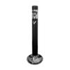 Huangj-0527 Freestanding Outdoor Ashtray, Weather-Resistant Baked-On Finish, Secureable Base, Black view 1