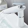 Black Single-Handle Waterfall Faucet for Kitchen or Bathroom Sink view 1