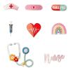 Letsinstyle 8-Piece Nurse Iron-On Patches view 1