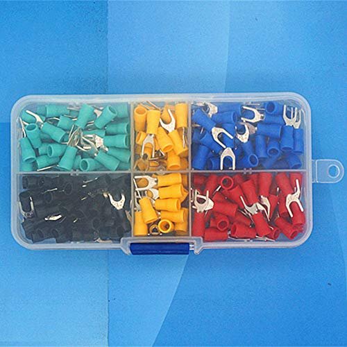 SV2-3 Fork Spade Y-Type U-Type Wire Crimp Terminals Cable Connector Kit