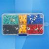 SV2-3 Fork Spade Y-Type U-Type Wire Crimp Terminals Cable Connector Kit view 1