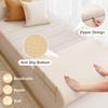 Outdoor/Indoor Bench Cushion, Cream, 150 x 30 x 6 cm view 4