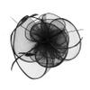 Elegant Women's Fine Mesh Hat, Black Party Hat view 1