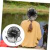 Elegant Women's Fine Mesh Hat, Black Party Hat view 2