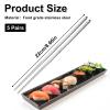 5 Pairs of Metal Chopsticks view 2