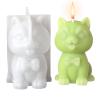Cute Dog Silicone Mold - 3D Animal Candle Mold view 1