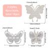 CHGCRAFT 18-Piece Rhinestone Butterfly Iron-On Patches view 2