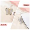 CHGCRAFT 18-Piece Rhinestone Butterfly Iron-On Patches view 4