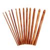 CALFOVERA 12-Piece Carbonized Bamboo Knitting Needle Set view 1