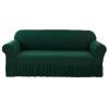 Universal Sofa Slipcover for 1/2/3/4-Seater Sofas, Nonslip Polyester-Spandex Couch Protector, Eye Green, 3-Seater view 1