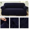 Universal Sofa Slipcover for 1/2/3/4-Seater Sofas, Nonslip Polyester-Spandex Couch Protector, Eye Green, 3-Seater view 3