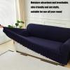 Universal Sofa Slipcover for 1/2/3/4-Seater Sofas, Nonslip Polyester-Spandex Couch Protector, Eye Green, 3-Seater view 4