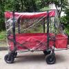 Outdoor Folding Cart Rain Cover with Canopy view 2