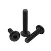 M6/M8 Black Steel Furniture Connector Screws, Countersunk Hex Socket Flat Head (5 pcs, M6 x 30 mm) view 1