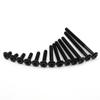 M6/M8 Black Steel Furniture Connector Screws, Countersunk Hex Socket Flat Head (5 pcs, M6 x 30 mm) view 2