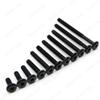 M6/M8 Black Steel Furniture Connector Screws, Countersunk Hex Socket Flat Head (5 pcs, M6 x 30 mm) view 4