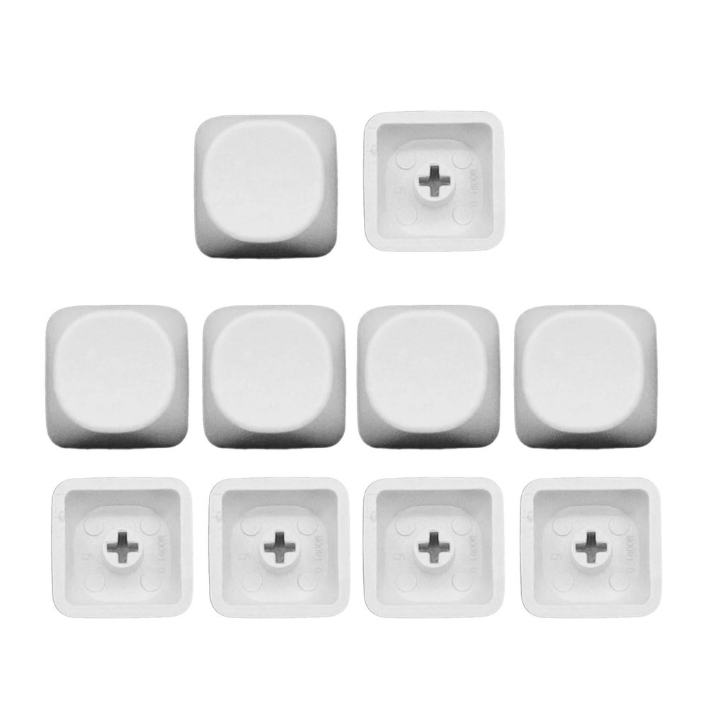 10 PBT Blank Keycaps, MOA 1U, Sublimation, for MX Switches