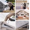 Inflatable Camping Tent with Pump, Rainfly, Stove Jack, and Large Vestibule for 6–8 People view 4
