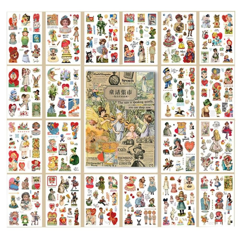 20-Piece Scrapbooking Sticker Set