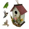 Decorative Wooden Birdhouse, For Decorative Use, 16.5 x 10 x 26 cm (H) view 1