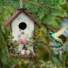 Decorative Wooden Birdhouse, For Decorative Use, 16.5 x 10 x 26 cm (H) view 2