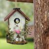 Decorative Wooden Birdhouse, For Decorative Use, 16.5 x 10 x 26 cm (H) view 3