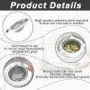 4-Pack Shower Drain Strainer, 7.5cm Hair Catcher view 3