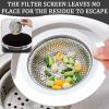 4-Pack Shower Drain Strainer, 7.5cm Hair Catcher view 4
